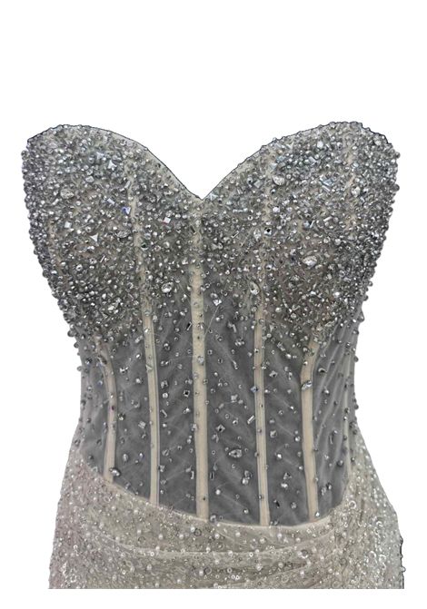  Dress entirely embellished with crystals and pearls VIVIEN | dress | 85P 246 894597